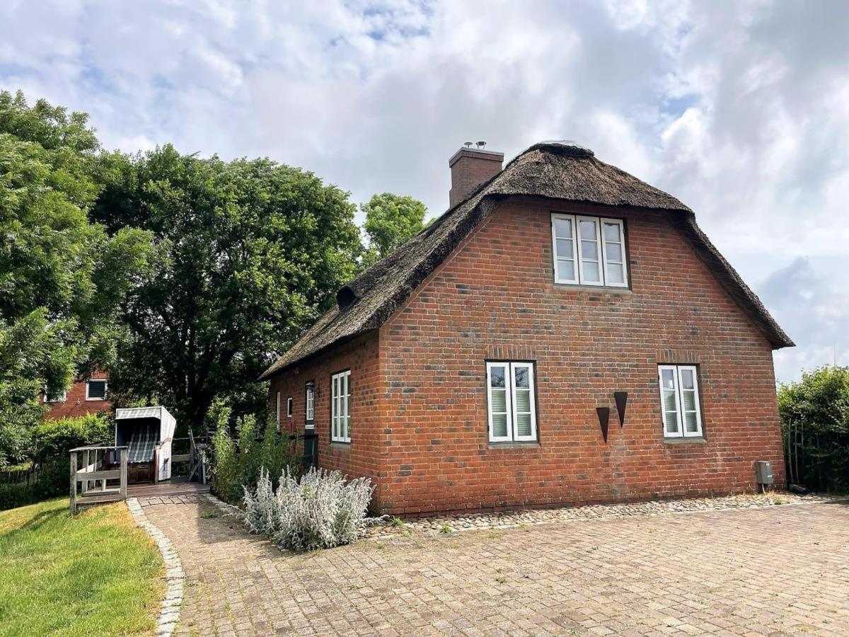 Das Puppenhaus, Reetdach, Sauna, Kamin, Eingezaeunt, Badewanne, Haustiere Willkommen Emmelsbull-Horsbull Bagian luar foto