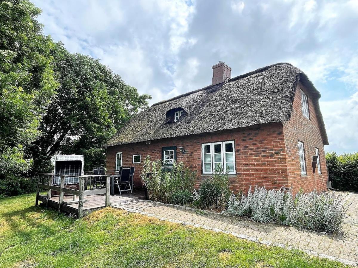 Das Puppenhaus, Reetdach, Sauna, Kamin, Eingezaeunt, Badewanne, Haustiere Willkommen Emmelsbull-Horsbull Bagian luar foto